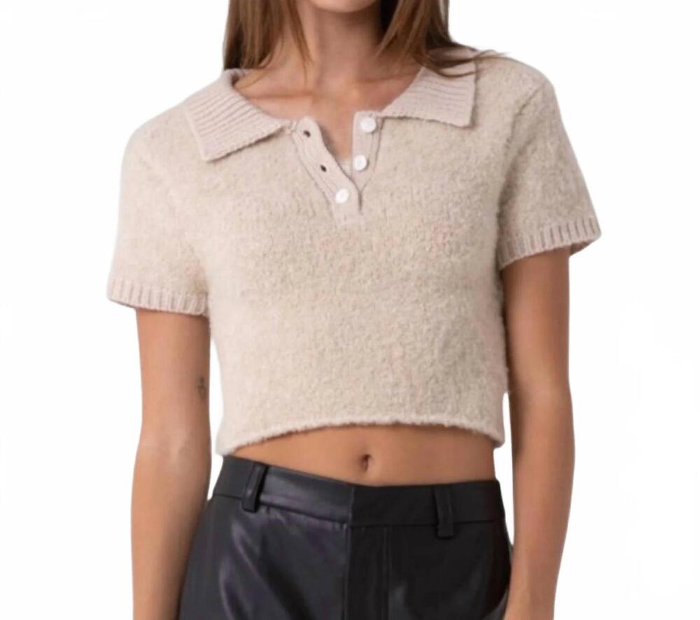 NEW BEIGE BOTANY avery top in beige